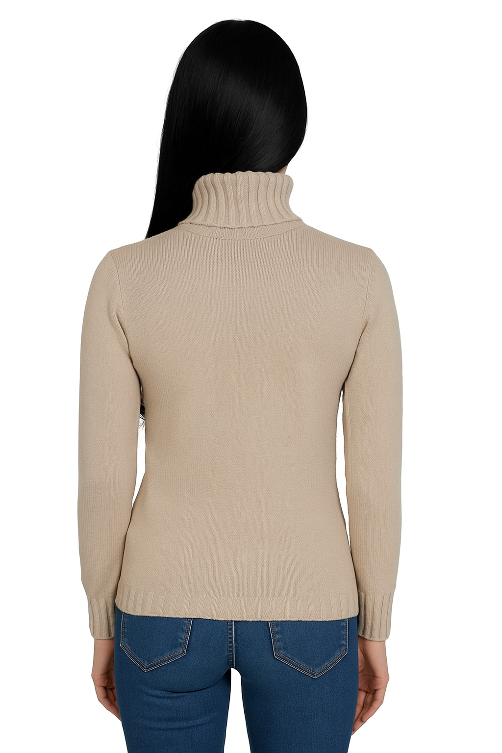 Dolcevita Donna Puro Cashmere Naturale Beige Sabbia