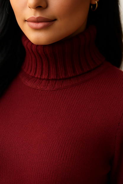 Dolcevita Donna Puro Cashmere Naturale Bordò Granata