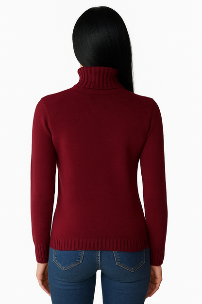 Dolcevita Donna Puro Cashmere Naturale Bordò Granata