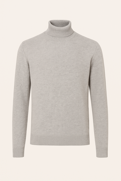 Dolcevita Uomo Puro Cashmere Naturale Grigio Perla