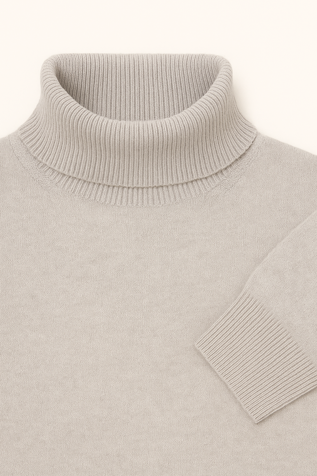 Dolcevita Uomo Puro Cashmere Naturale Grigio Perla