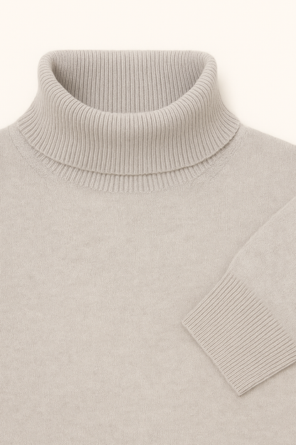 Dolcevita Uomo Puro Cashmere Naturale Grigio Perla