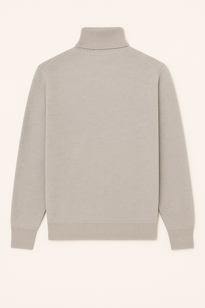 Dolcevita Uomo Puro Cashmere Naturale Grigio Perla