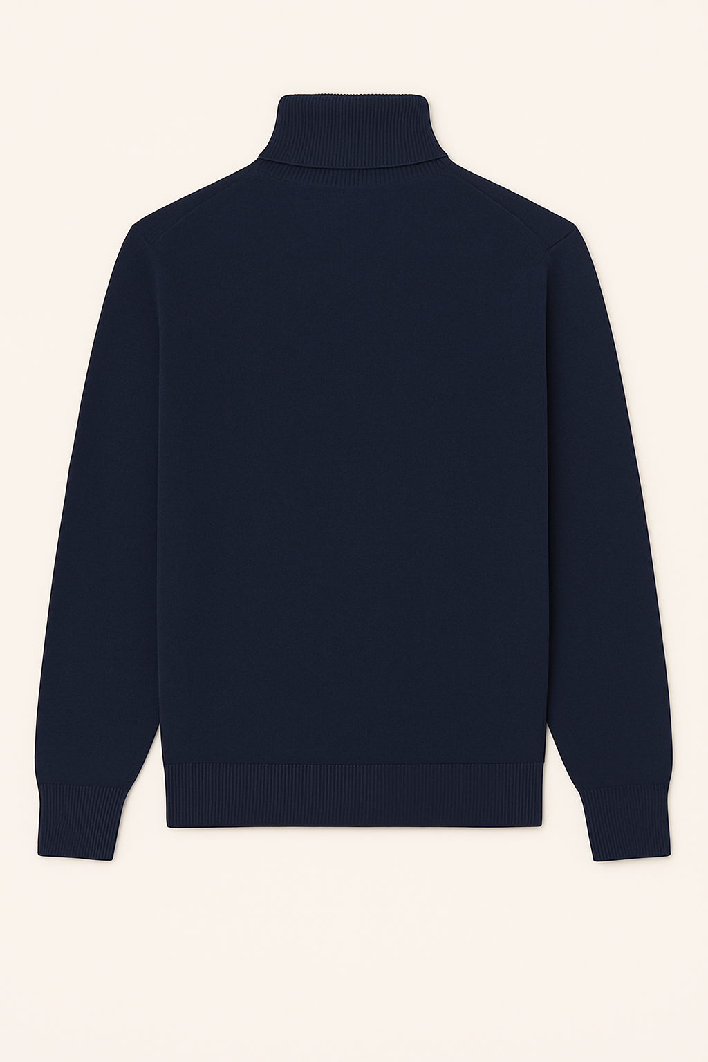 Dolcevita Uomo Puro Cashmere Naturale Blu Navy