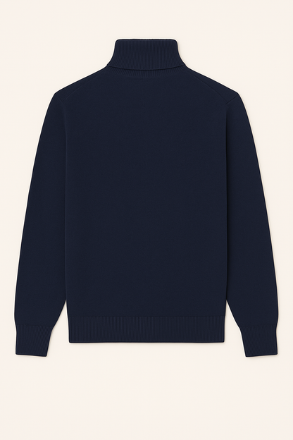 Dolcevita Uomo Puro Cashmere Naturale Blu Navy