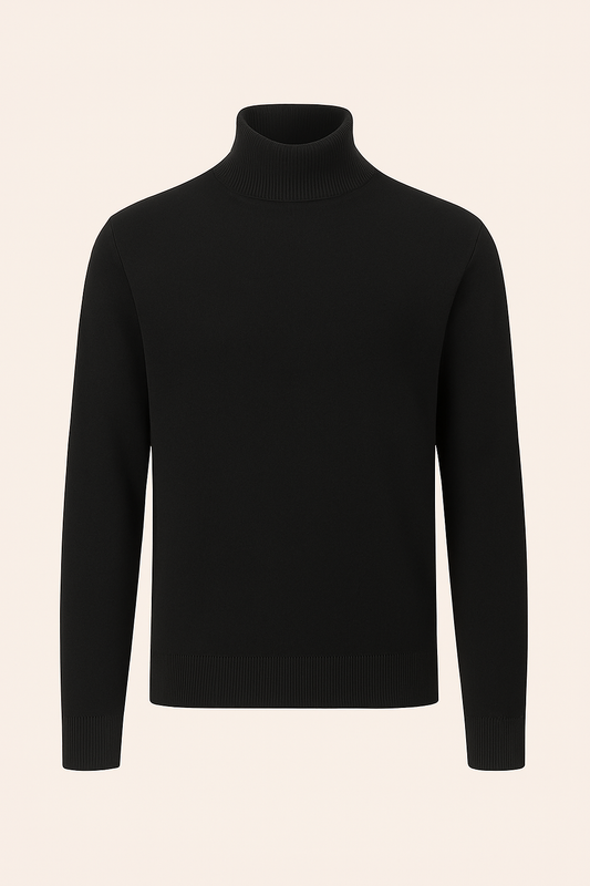 Dolcevita Uomo Puro Cashmere Naturale Nero