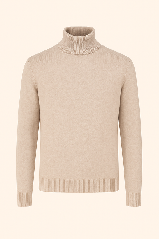 Dolcevita Uomo Puro Cashmere Naturale Beige