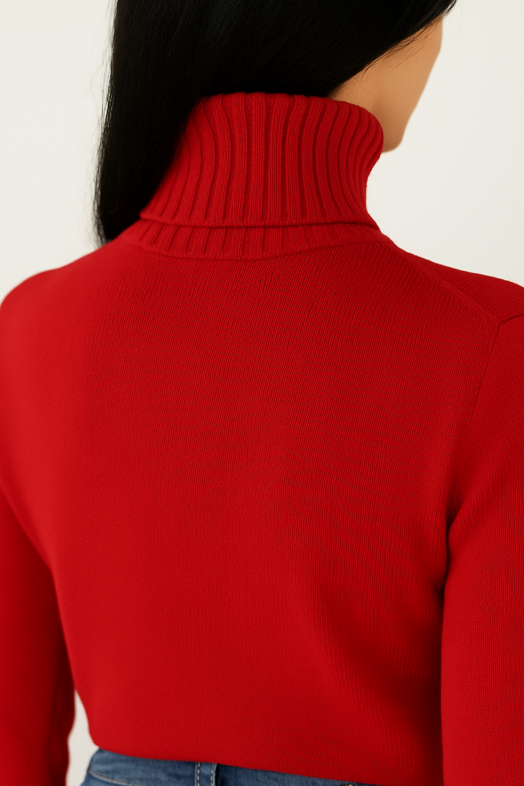 Dolcevita Donna Puro Cashmere Naturale Rosso Ferrari