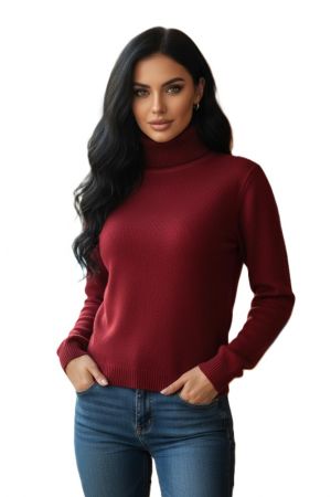 Dolcevita Donna Puro Cashmere Naturale Bordò Granata