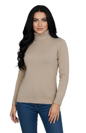 Dolcevita Donna Puro Cashmere Naturale Beige Sabbia